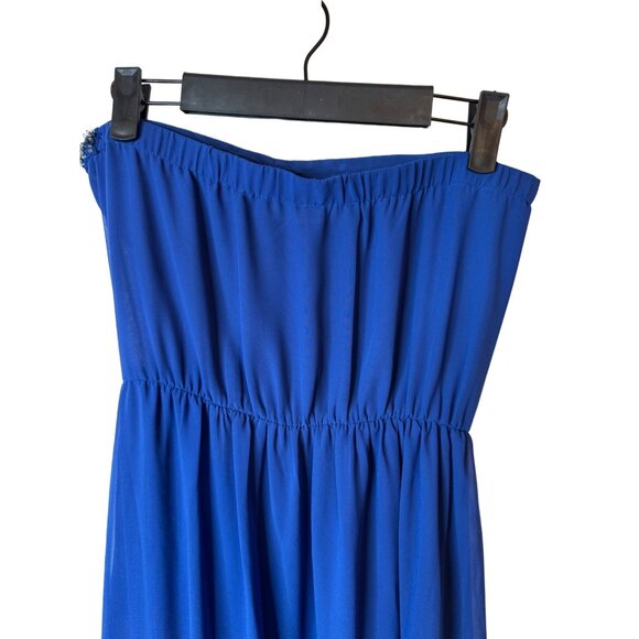 Zara Trafaluc Blue Beaded Medium Maxi - Picture 8 of 14